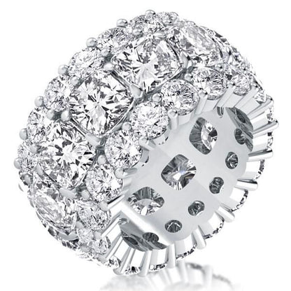Eternity Cushion Cut Wedding Band Eternity Band For Women