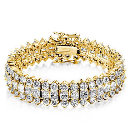 Multi Row Tennis Bracelet For Women In Sterling Silver