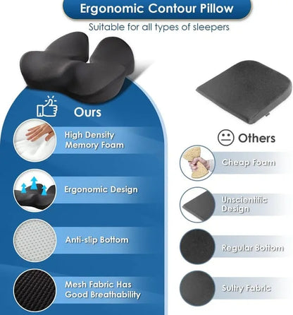 🎁LAST DAY 50％ OFF🎁Ergonomic Memory Foam Seat Cushion
