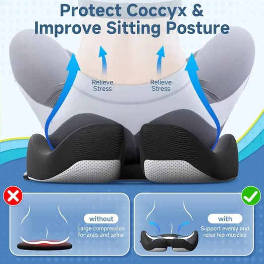 🎁LAST DAY 50％ OFF🎁Ergonomic Memory Foam Seat Cushion
