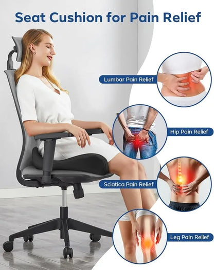 🎁LAST DAY 50％ OFF🎁Ergonomic Memory Foam Seat Cushion