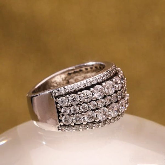 Italo Anniversary Ring Affordable Wedding Band For Women